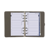 Kalpa Personal organizer met weekagenda met uurindeling nerf grijs (1 week per 2 pagina's) 2-talig 406164 - 7