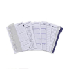 Kalpa Personal organizer met weekagenda met uurindeling nerf zwart (1 week per 2 pagina's) 2-talig 406194 - 8