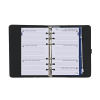 Kalpa Personal organizer met weekagenda met uurindeling nerf zwart (1 week per 2 pagina's) 2-talig 406194 - 4