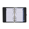 Kalpa Personal organizer met weekagenda met uurindeling nerf zwart (1 week per 2 pagina's) 2-talig 406194 - 5
