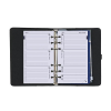 Kalpa Personal organizer met weekagenda met uurindeling nerf zwart (1 week per 2 pagina's) 2-talig 406194 - 7