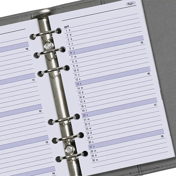 Kalpa Personal weekagenda met uurindeling 2026 navulling (1 week per 2 pagina) 2-talig 262562 - 5
