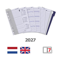 Kalpa Personal weekagenda met uurindeling 2027 jaardoos navulling (1 week per 2 pagina) 2-talig 263563