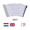 Kalpa Personal weekagenda met uurindeling 2027 jaardoos navulling (1 week per 2 pagina) 2-talig 263563 - 1