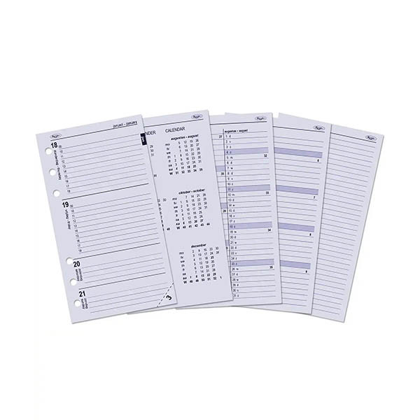 Kalpa Personal weekagenda met uurindeling 2027 navulling (1 week per 2 pagina) 2-talig 263562 - 1