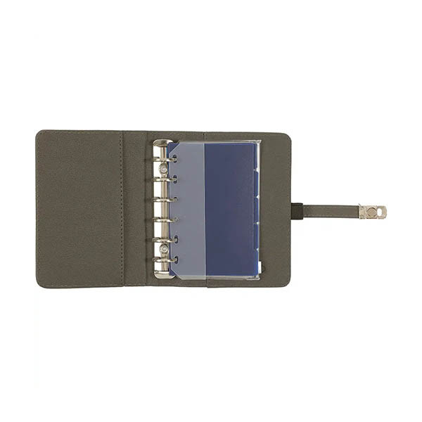 Kalpa Pocket organizer met weekagenda met uurindeling nerf grijs (1 week per 2 pagina's) 2-talig 406167 - 6