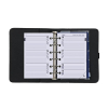Kalpa Pocket organizer met weekagenda met uurindeling nerf zwart (1 week per 2 pagina's) 2-talig 406196 - 4