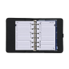 Kalpa Pocket organizer met weekagenda met uurindeling nerf zwart (1 week per 2 pagina's) 2-talig 406196 - 6