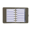 Kalpa Pocket organizer met weekagenda nerf grijs (1 week per 2 pagina's) 4-talig 406167 - 5