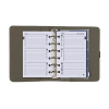 Kalpa Pocket organizer met weekagenda nerf grijs (1 week per 2 pagina's) 4-talig 406167 - 6