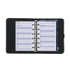 Kalpa Pocket organizer met weekagenda nerf zwart (1 week per 2 pagina's) 4-talig 406196 - 5