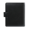 Kalpa Pocket organizer met weekagenda zwart leer (1 week per 2 pagina's) 4-talig 262595 - 2