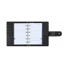 Kalpa Pocket organizer met weekagenda zwart leer (1 week per 2 pagina's) 4-talig 262595 - 3