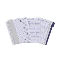 Kalpa Pocket weekagenda met uurindeling 2027 jaardoos navulling (1 week per 2 pagina) 2-talig 263568