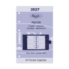 Kalpa Pocket weekagenda met uurindeling 2027 jaardoos navulling (1 week per 2 pagina) 2-talig 263568 - 2
