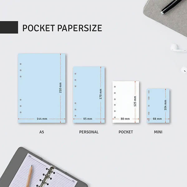 Kalpa Pocket weekagenda met uurindeling 2027 navulling (1 week per 2 pagina) 2-talig 263567 - 3