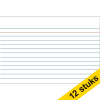 Aanbieding: 12x Kangaro systeemkaart gelinieerd 130 x 80 mm (100 stuks) 205153 - 1