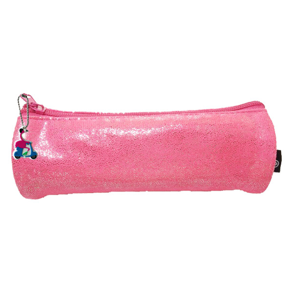 Kangaro Blah Blah etui rond glitter roze K-PM520032 206897 - 1