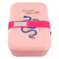 Kangaro Blah Blah lunchbox met elastiek roze K-PM550100 206917