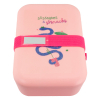 Kangaro Blah Blah lunchbox met elastiek roze K-PM550100 206917