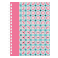 Kangaro Pink Mint Retro spiraalblok A4 gelinieerd 60 grams 160 vel K-21215 206883