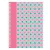 Kangaro Pink Mint Retro spiraalblok A4 gelinieerd 60 grams 160 vel