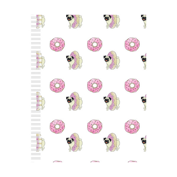 Kangaro Pug Life spiraalblok A4 gelinieerd 60 grams 160 vel K-21015 206994 - 