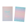 Kangaro Purple Passion gelinieerd schrift A4 assorti 2 stuks 40 vel quote/libelle's K-PM010003 056723