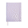 Kangaro Purple Passion spiraalblok A4 gelinieerd 70 grams 80 vel hartjes K-PM010005 056724