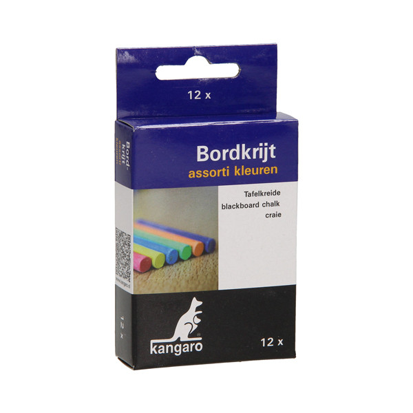 Kangaro bordkrijt gekleurd 12 stuks K-N12C 205466 - 1