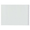 Kangaro plastic tabbladen A3 liggend met 10 tabs (4-gaats) G3D10F-B 206736