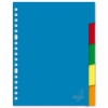 Kangaro plastic tabbladen A5 gekleurd met 5 tabs (17-gaats) A505M 206748