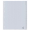 Kangaro plastic tabbladen met opgelast venster en 12 tabs (23-gaats) 205174 - 1