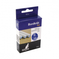 Kangaro stofvrij bordkrijt wit 12 stuks 205467