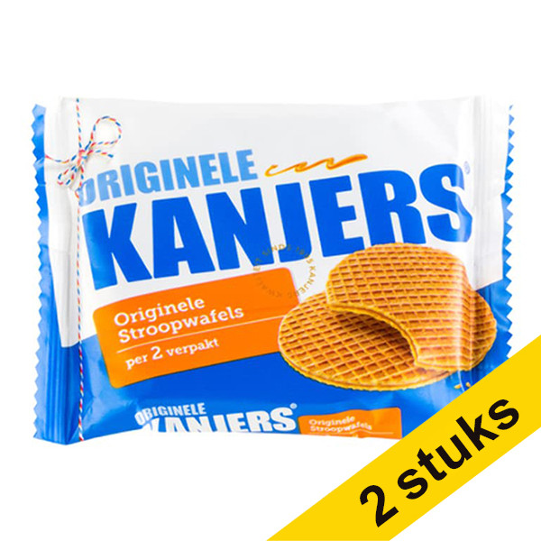 Aanbieding: 2x Kanjers Stroopwafels 2 pack (15 x 80 gram) 404376 - 1