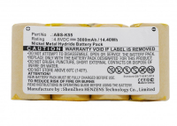 Karcher ABS-K55 / 66541180 accu (3000 mAh, 123accu huismerk) AKA00074