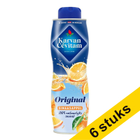 Aanbieding: 6x Karvan Cévitam limonadesiroop sinaasappel (600 ml)