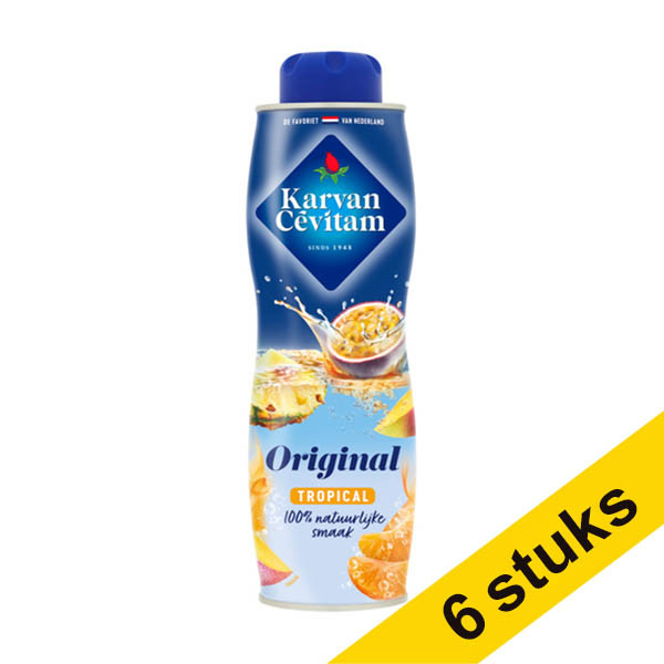 Aanbieding: 6x Karvan Cévitam limonadesiroop tropical (600 ml) 137280 - 1
