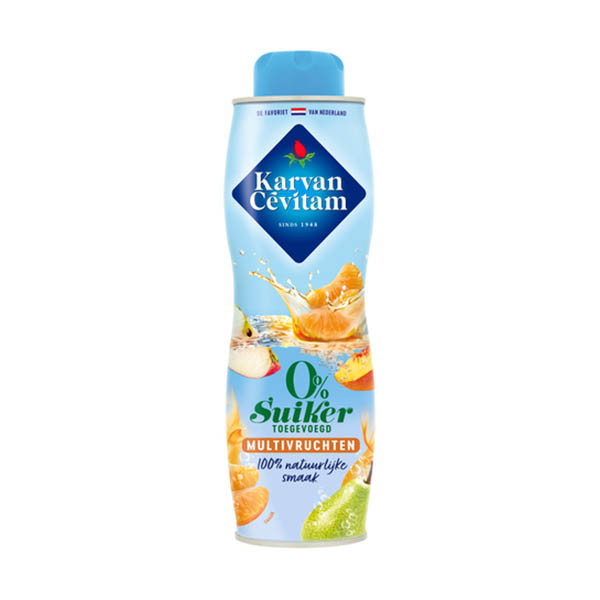 Karvan Cévitam limonadesiroop multivruchten 0% (600 ml) 137287 - 1
