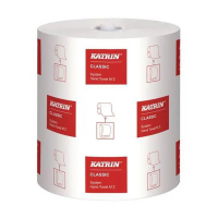 Katrin Classic systeem papieren handdoekrol 2-laags 160m wit (6 stuks) SKA06008