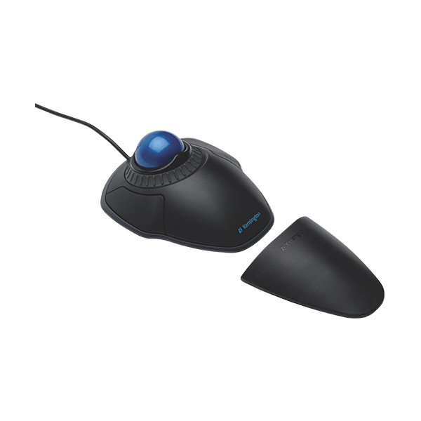 Kensington Orbit Trackball met scroll ring met kabel zwart Kensington