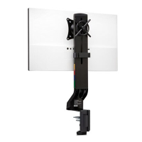 Kensington Smartfit ruimtebesparende monitorarm voor 1 monitor zwart (met klem en bladdoorvoer) K55512WW 230156