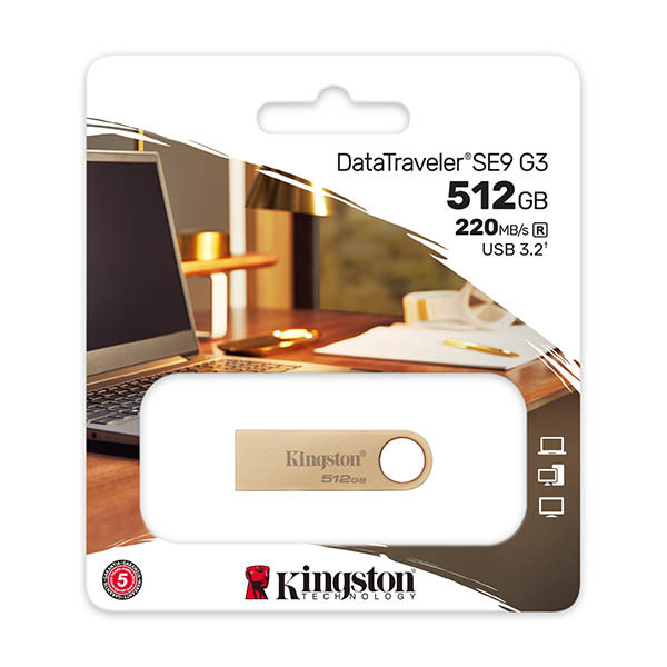 Kingston DataTraveler SE9 G3 Metal USB 3.2-stick 512GB 255007 - 3
