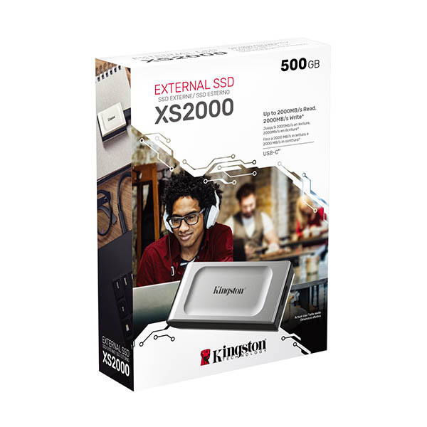 Kingston XS2000 externe SSD inclusief adapter 500GB 255015 - 3