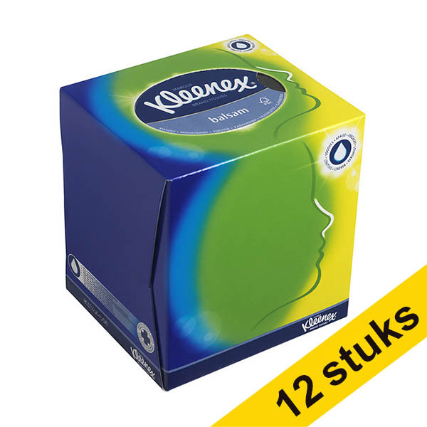 Aanbieding: 12x Kleenex Kubus tissues (56 vel) SKL00038 - 1