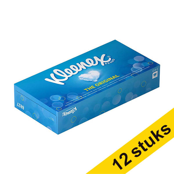 Aanbieding: 12x Kleenex zakdoekjes wit 2-laags (100 vel) SKL00061 - 1