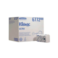Kleenex Interfold papieren Handdoeken 2-laags 21,5 x 41,5 cm wit (30 stuks) 298067