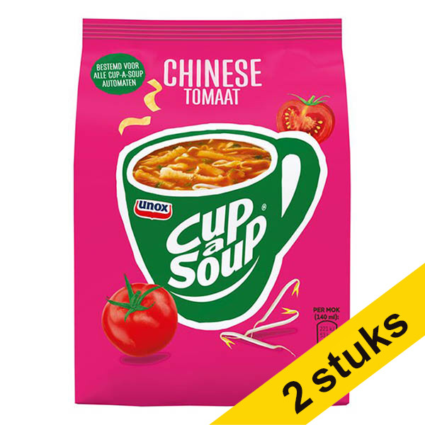 Aanbieding: 2x Cup-a-Soup Chinese Tomaat machinezak (636 gram) 404344 - 1