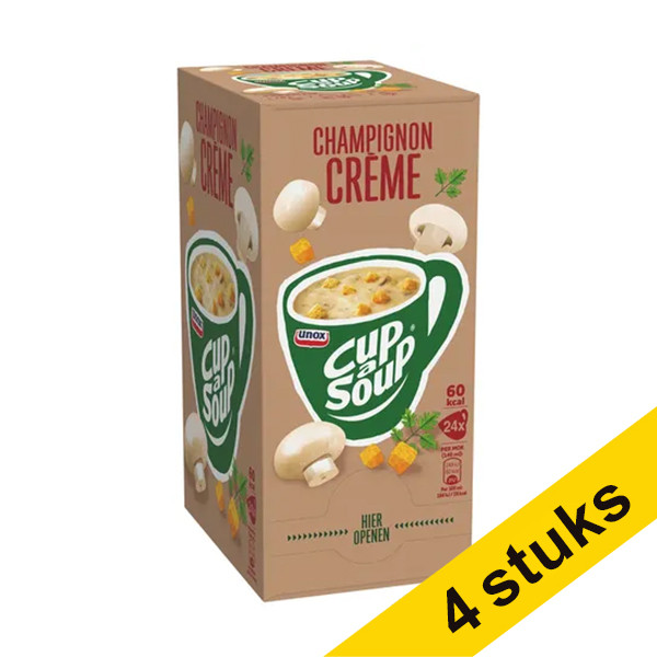 Aanbieding: 4x Cup-a-Soup Champignon Crème 140 ml (24 stuks) 420039 - 1