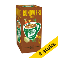 Aanbieding: 4x Cup-a-Soup Rundvlees 175 ml (21 stuks)